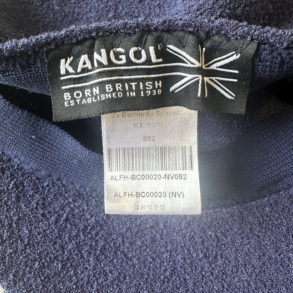Kangol Kids Bermuda Navy Spacecap Kids Size Medium - Picture 4 of 6